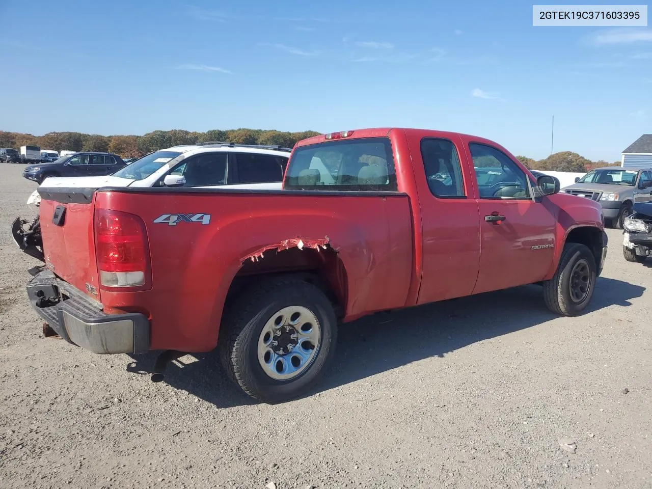 2007 GMC New Sierra K1500 VIN: 2GTEK19C371603395 Lot: 77795734