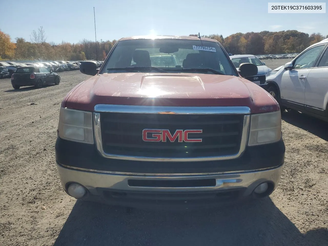 2007 GMC New Sierra K1500 VIN: 2GTEK19C371603395 Lot: 77795734