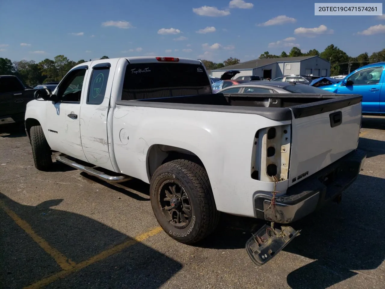 2007 GMC New Sierra C1500 VIN: 2GTEC19C471574261 Lot: 77974174