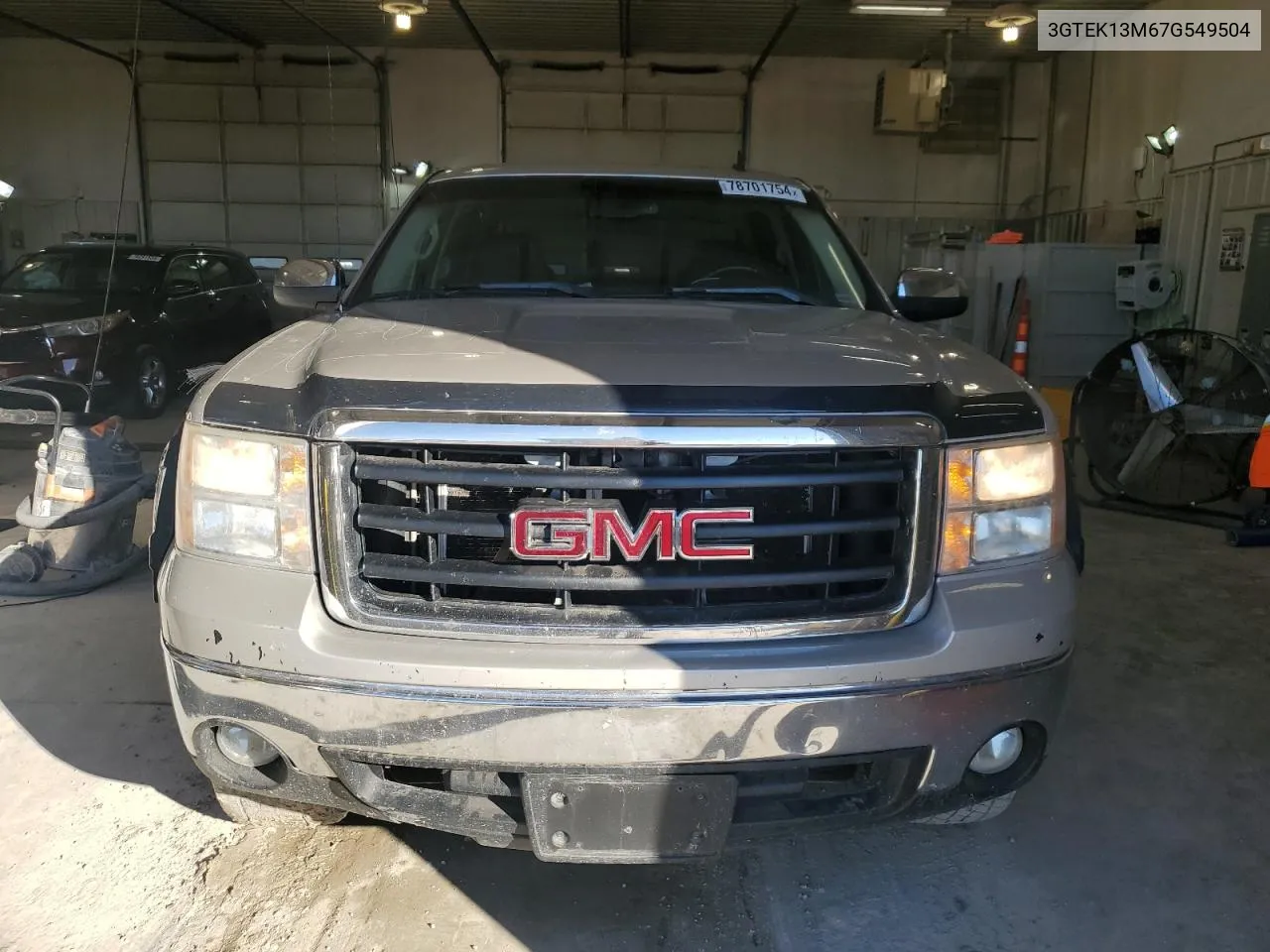 2007 GMC New Sierra K1500 VIN: 3GTEK13M67G549504 Lot: 78701754