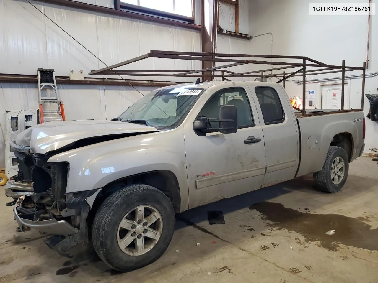 2008 GMC Sierra K1500 VIN: 1GTFK19Y78Z186761 Lot: 51141614