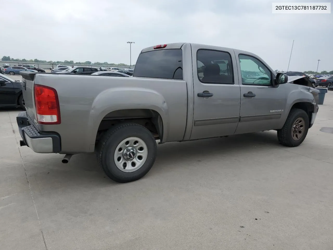 2008 GMC Sierra C1500 VIN: 2GTEC13C781187732 Lot: 56502304