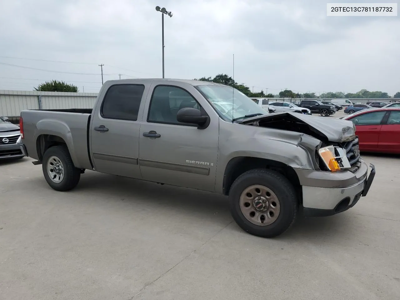 2008 GMC Sierra C1500 VIN: 2GTEC13C781187732 Lot: 56502304