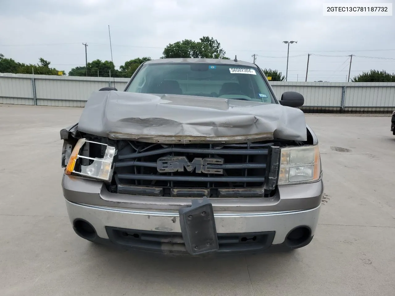 2008 GMC Sierra C1500 VIN: 2GTEC13C781187732 Lot: 56502304