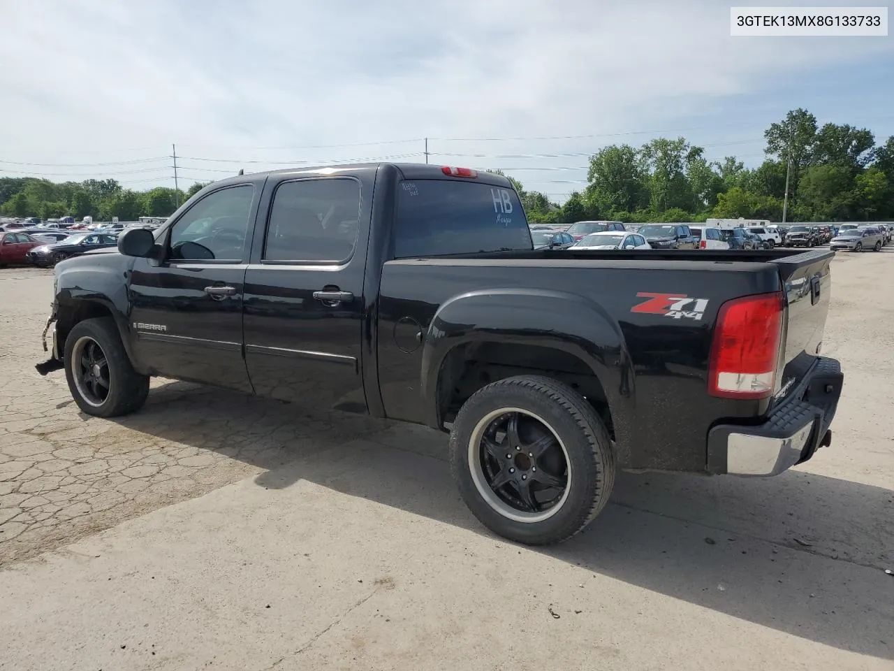 2008 GMC Sierra K1500 VIN: 3GTEK13MX8G133733 Lot: 57339824