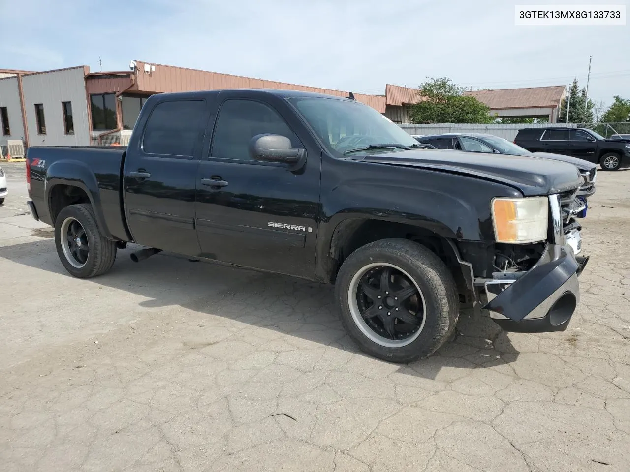 2008 GMC Sierra K1500 VIN: 3GTEK13MX8G133733 Lot: 57339824