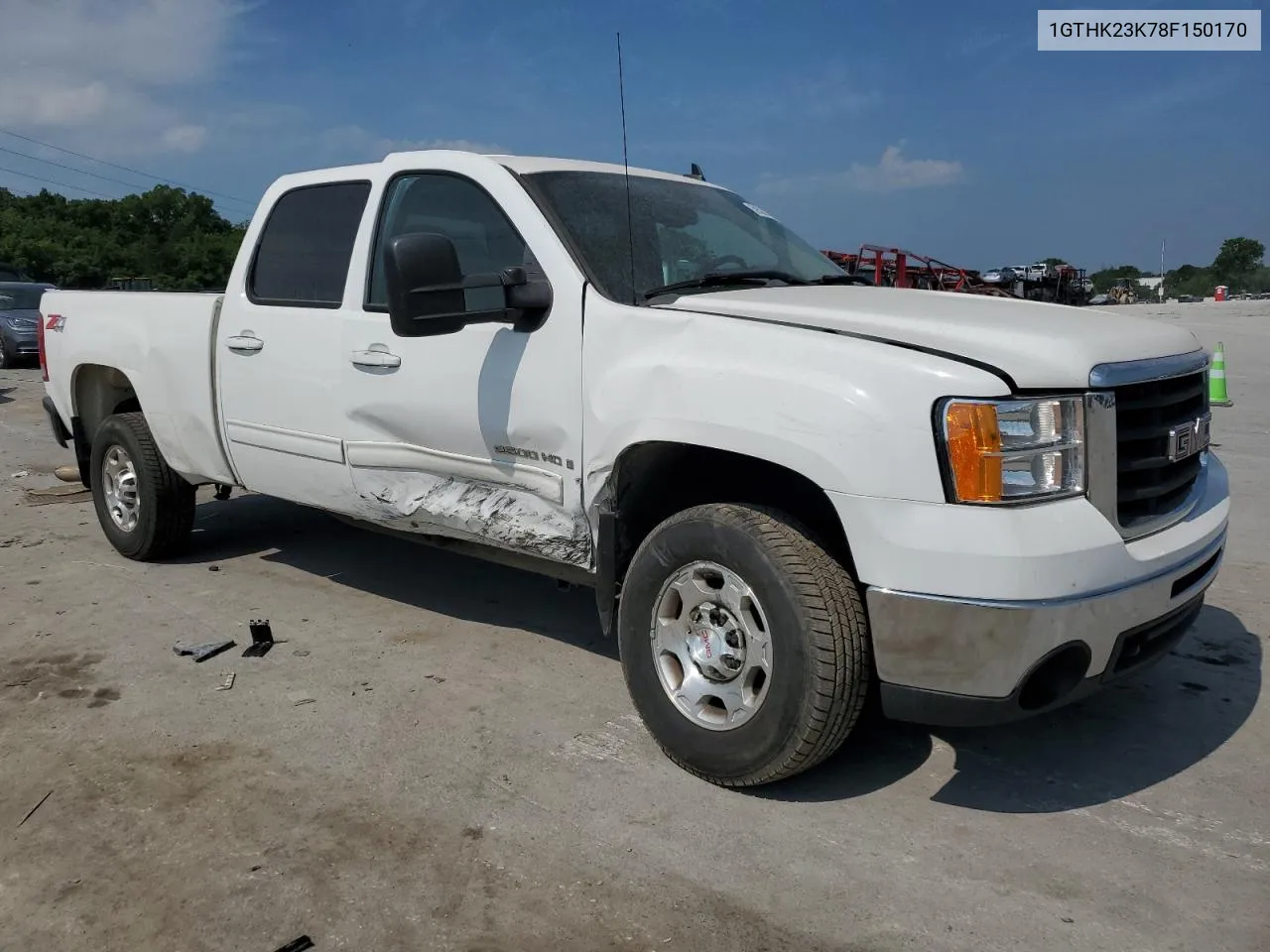 2008 GMC Sierra K2500 Heavy Duty VIN: 1GTHK23K78F150170 Lot: 59326544