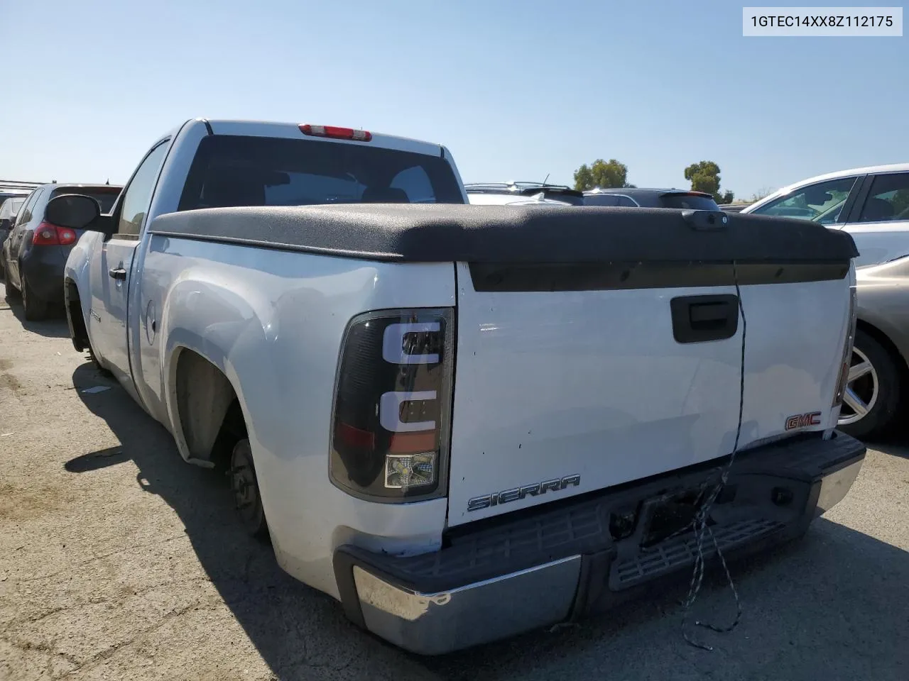 2008 GMC Sierra C1500 VIN: 1GTEC14XX8Z112175 Lot: 59578694