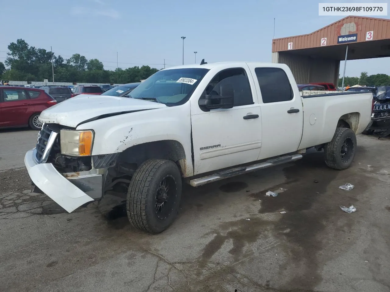 2008 GMC Sierra K2500 Heavy Duty VIN: 1GTHK23698F109770 Lot: 59923384