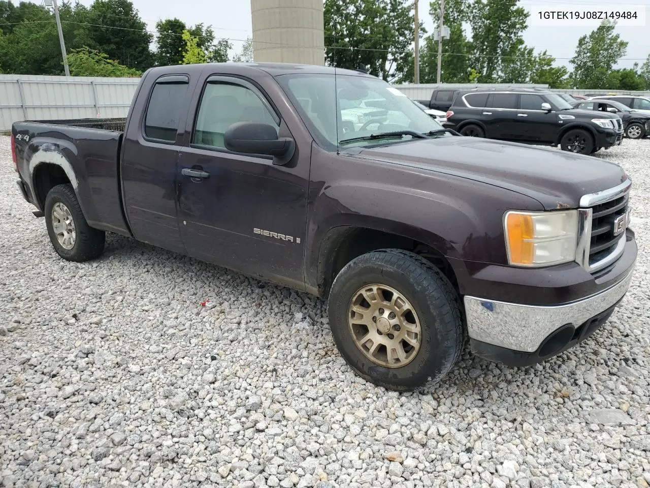 1GTEK19J08Z149484 2008 GMC Sierra K1500