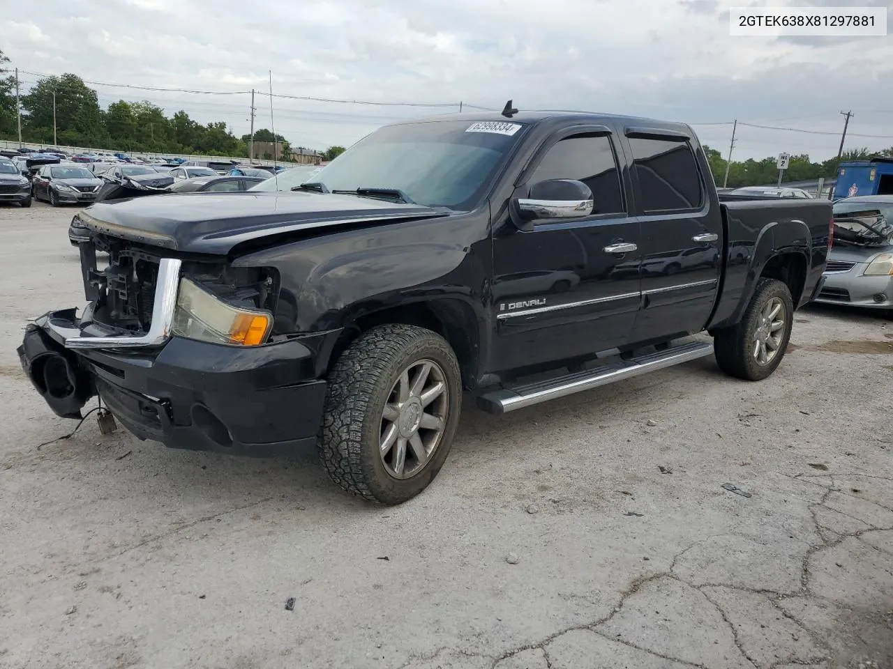 2008 GMC New Sierra K1500 Denali VIN: 2GTEK638X81297881 Lot: 62998334