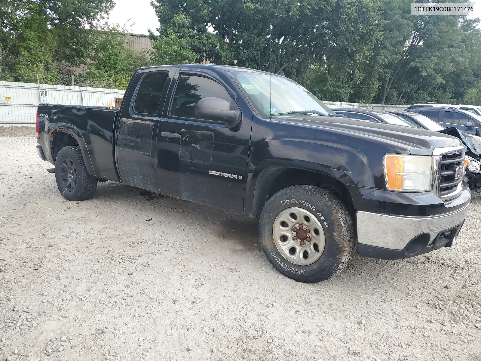 2008 GMC Sierra K1500 VIN: 1GTEK19C08E171476 Lot: 64611944