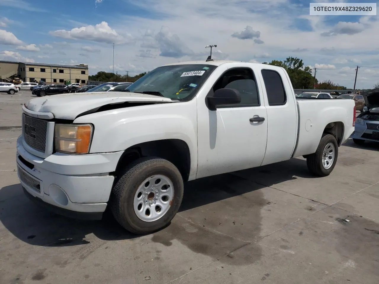 2008 GMC Sierra C1500 VIN: 1GTEC19X48Z329620 Lot: 65013404