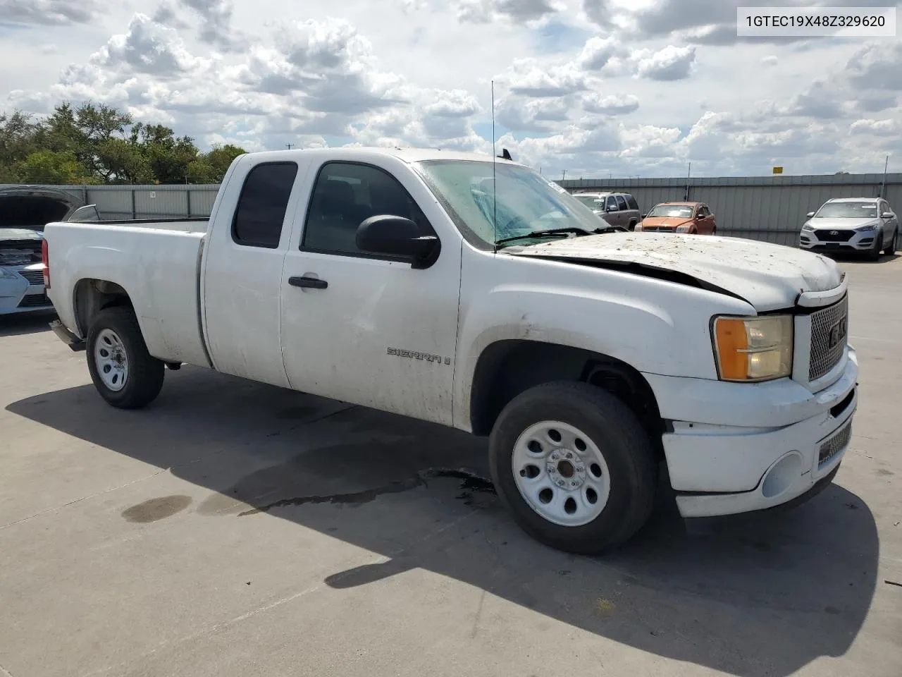 2008 GMC Sierra C1500 VIN: 1GTEC19X48Z329620 Lot: 65013404