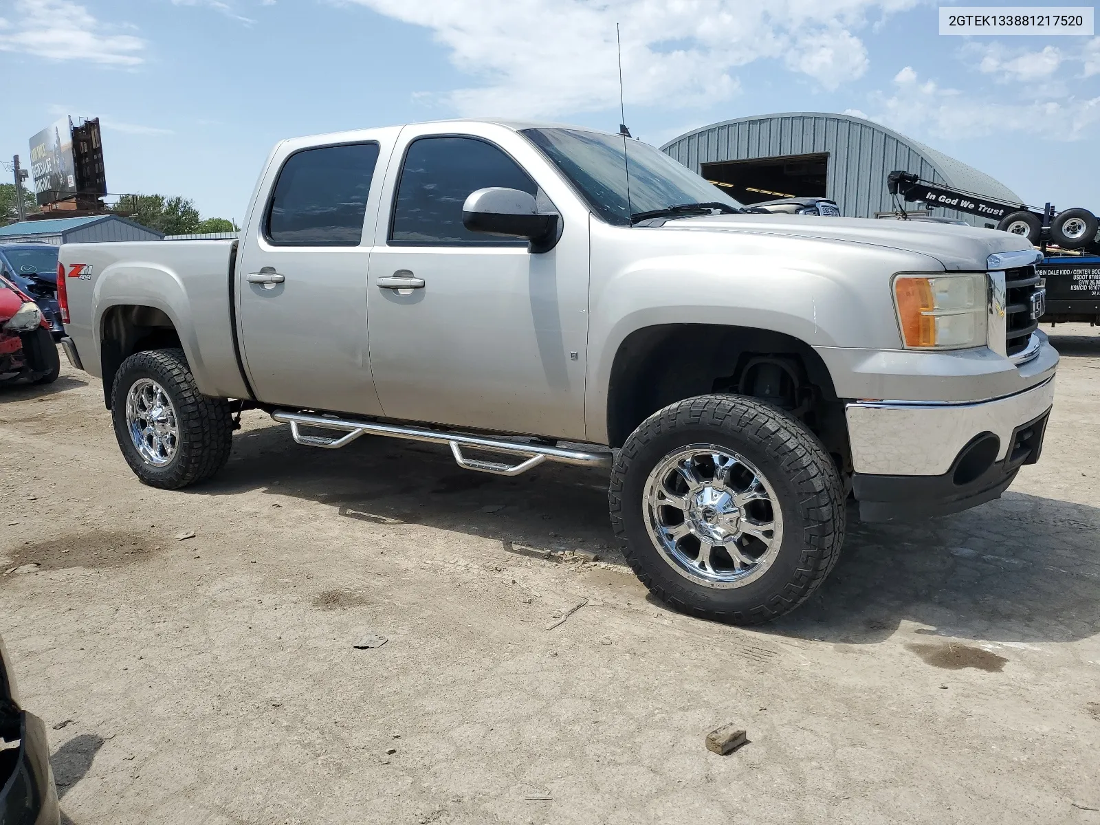 2008 GMC Sierra K1500 VIN: 2GTEK133881217520 Lot: 65371794