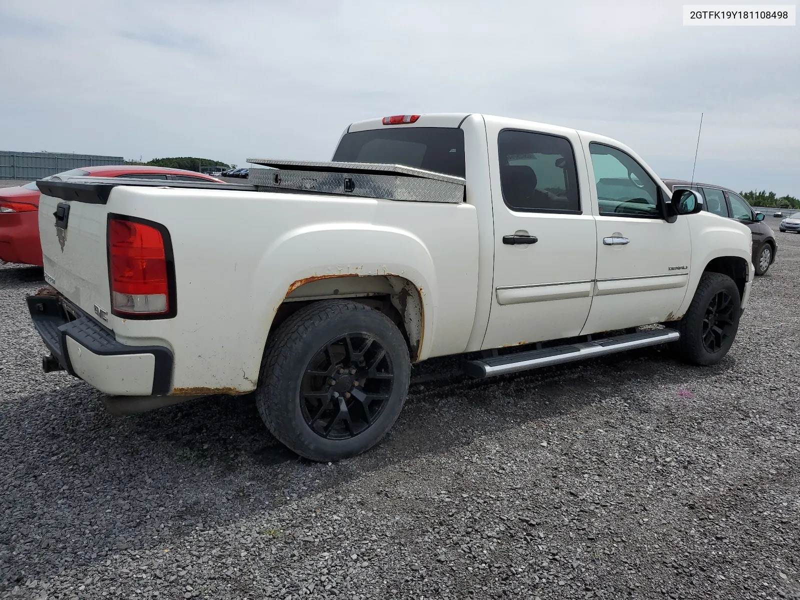 2008 GMC Sierra K1500 VIN: 2GTFK19Y181108498 Lot: 65828764