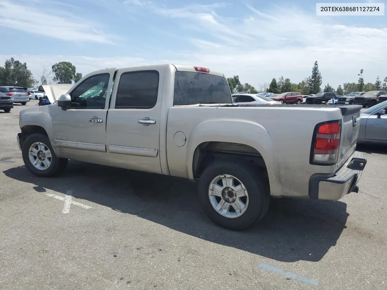 2008 GMC New Sierra K1500 Denali VIN: 2GTEK638681127274 Lot: 65892504