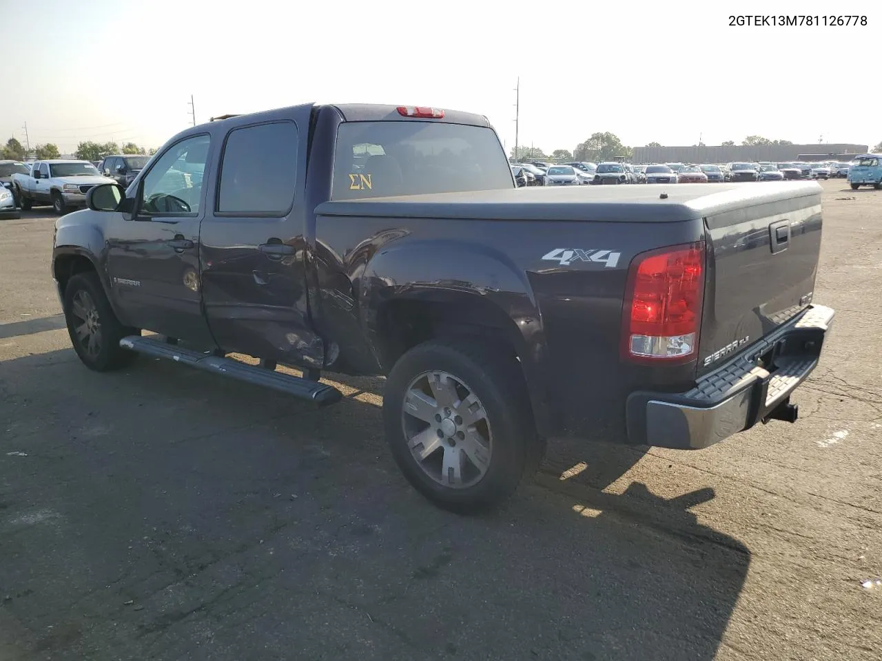 2008 GMC Sierra K1500 VIN: 2GTEK13M781126778 Lot: 65970394