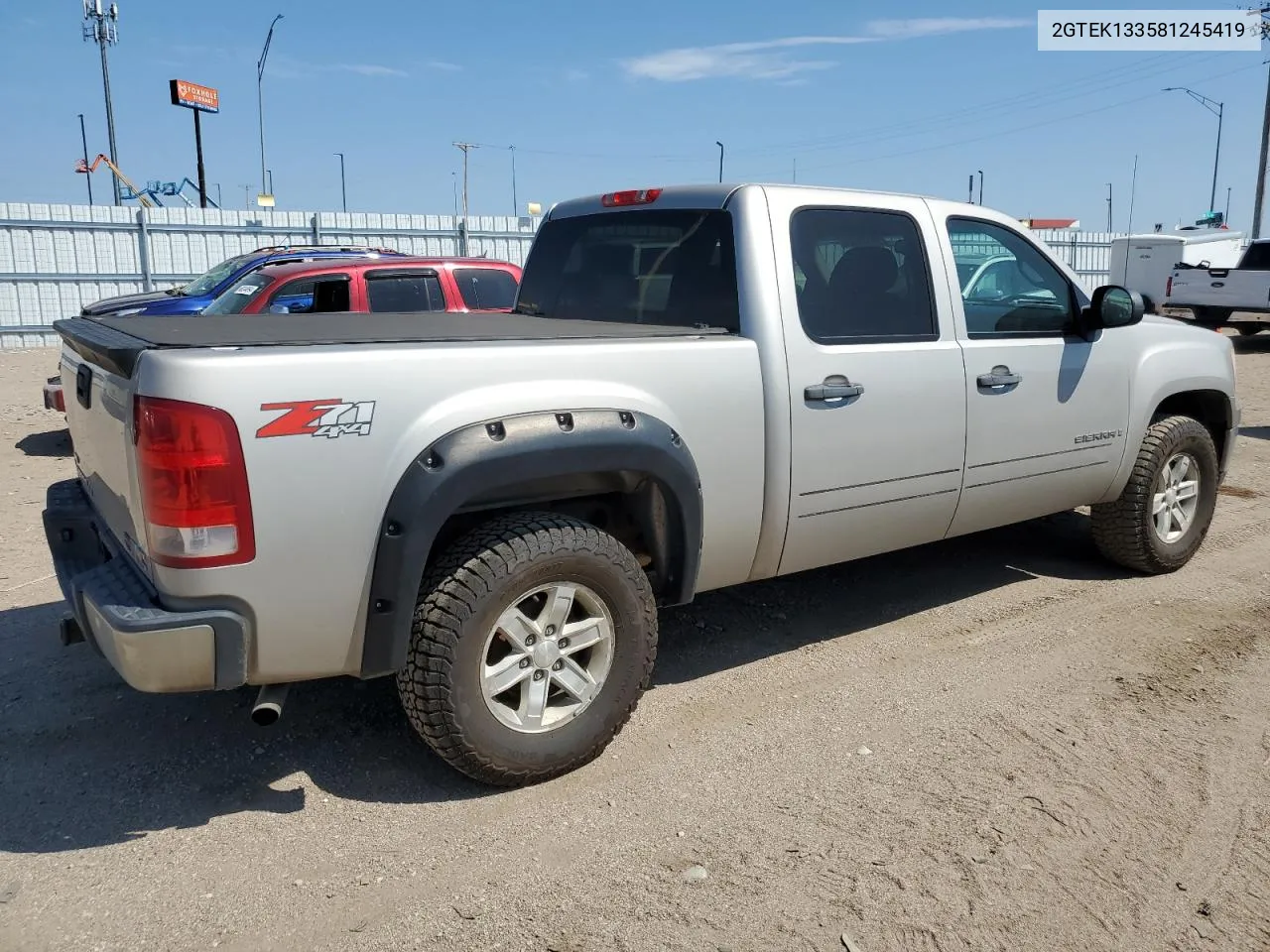 2008 GMC Sierra K1500 VIN: 2GTEK133581245419 Lot: 66134724