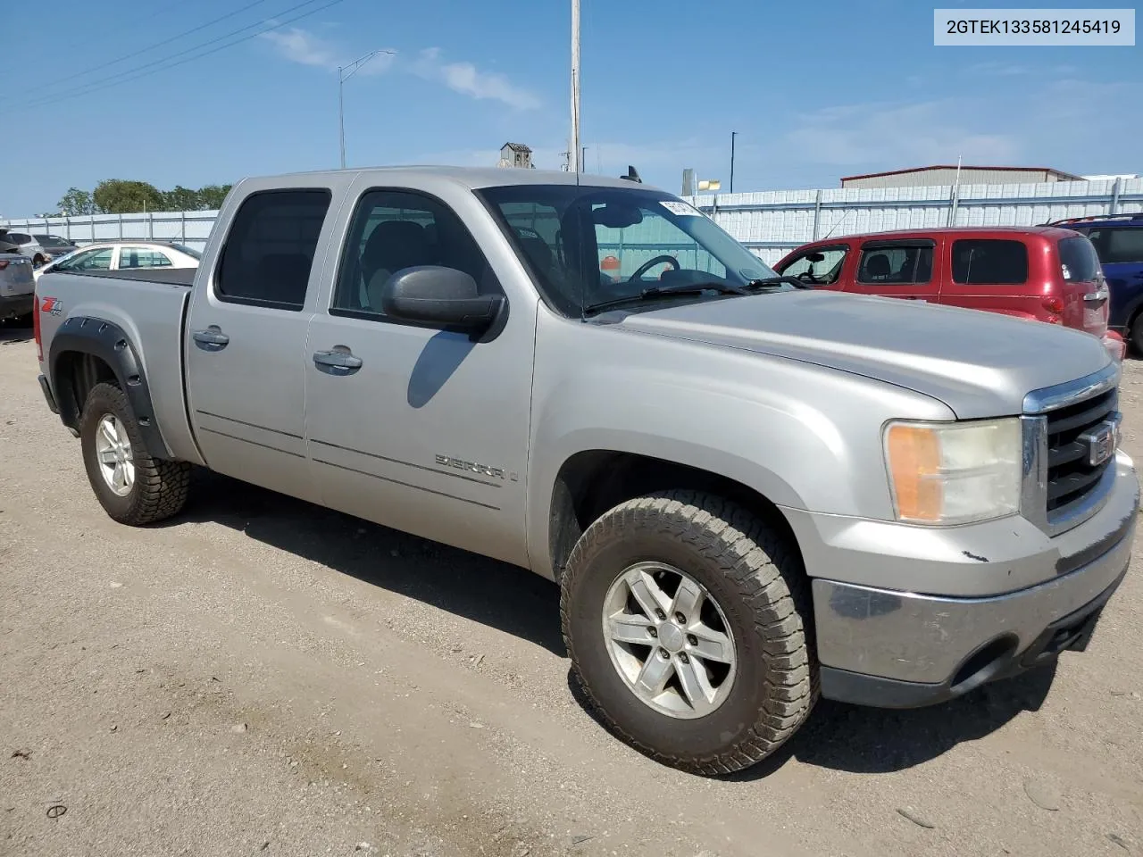 2008 GMC Sierra K1500 VIN: 2GTEK133581245419 Lot: 66134724