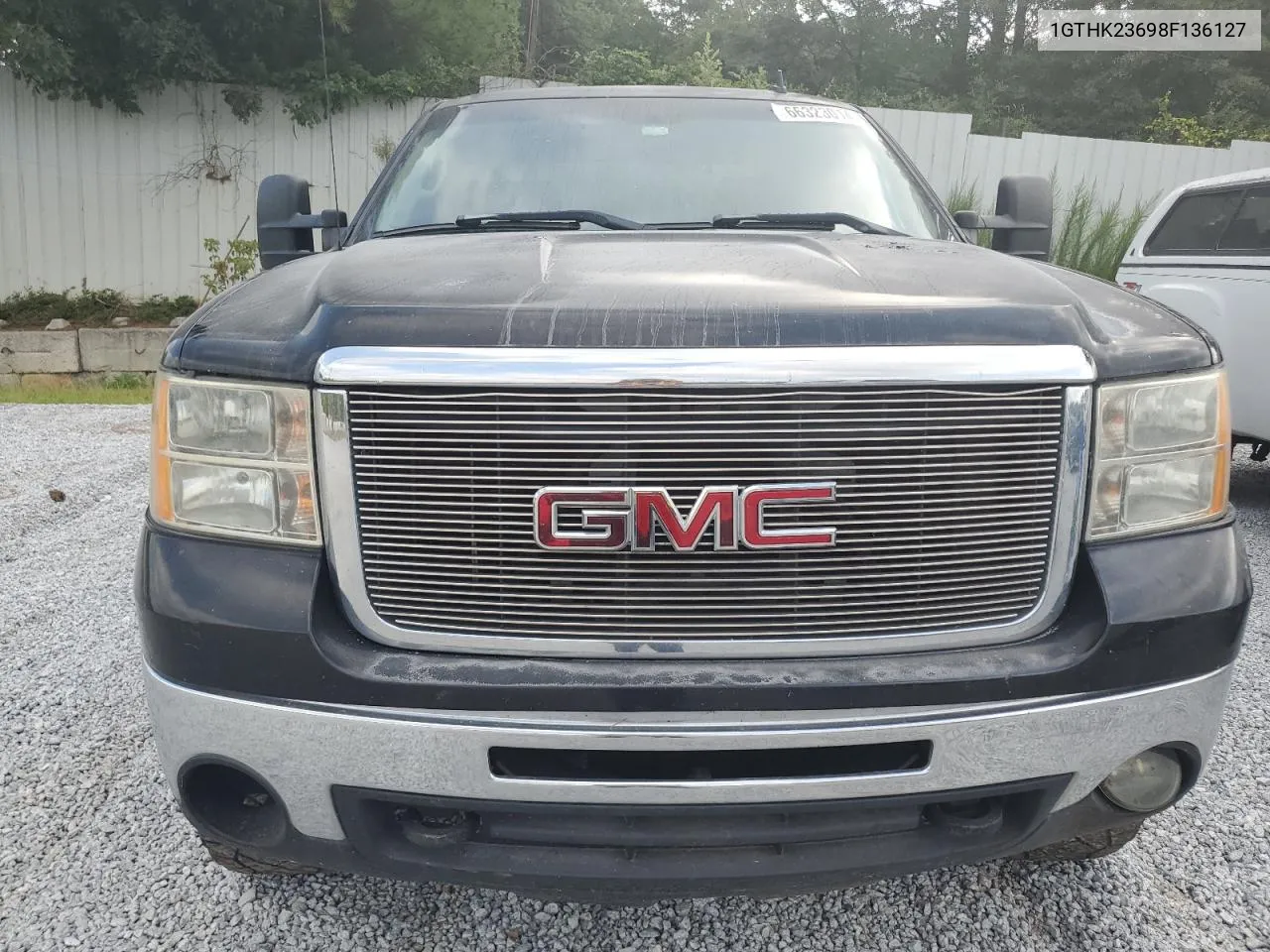 2008 GMC Sierra K2500 Heavy Duty VIN: 1GTHK23698F136127 Lot: 66323014