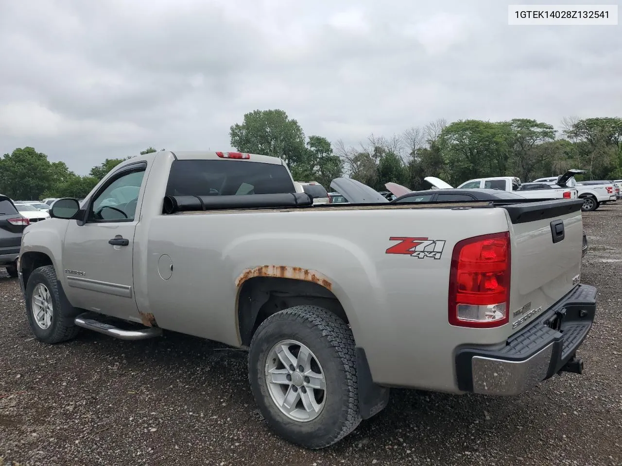 2008 GMC Sierra K1500 VIN: 1GTEK14028Z132541 Lot: 66780754