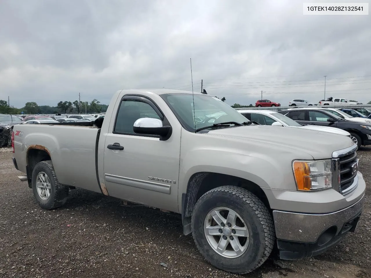 2008 GMC Sierra K1500 VIN: 1GTEK14028Z132541 Lot: 66780754