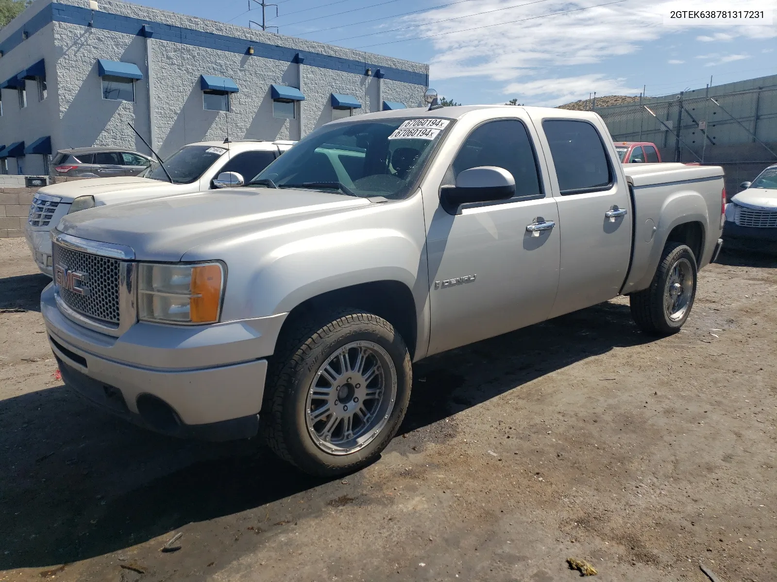 2GTEK638781317231 2008 GMC New Sierra K1500 Denali