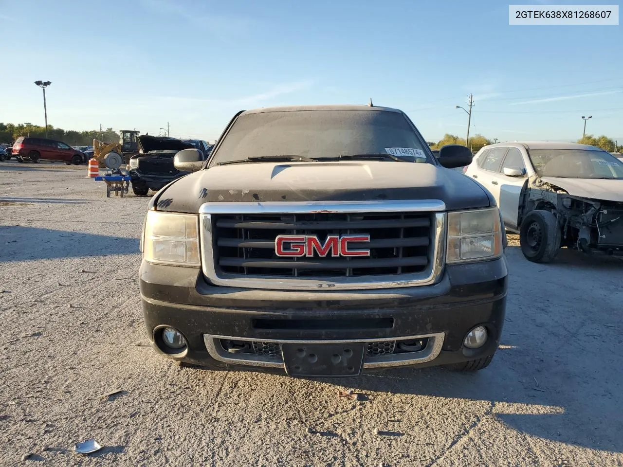 2008 GMC New Sierra K1500 Denali VIN: 2GTEK638X81268607 Lot: 67148574