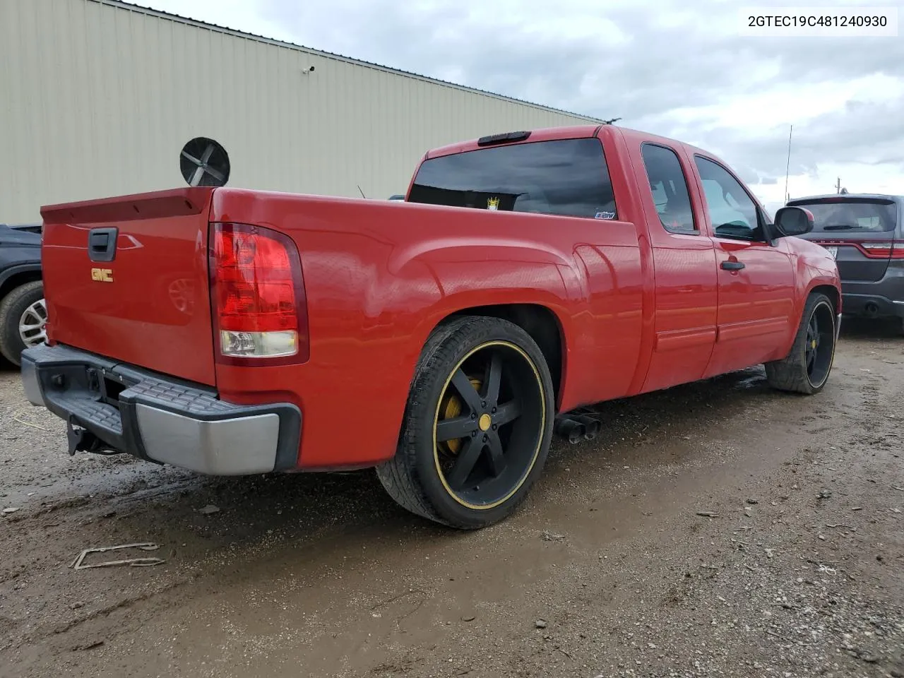 2008 GMC Sierra C1500 VIN: 2GTEC19C481240930 Lot: 67185104