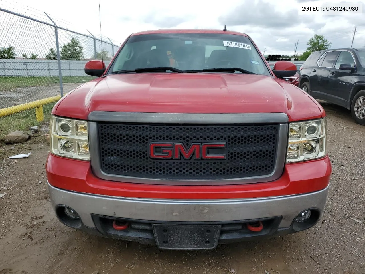 2008 GMC Sierra C1500 VIN: 2GTEC19C481240930 Lot: 67185104