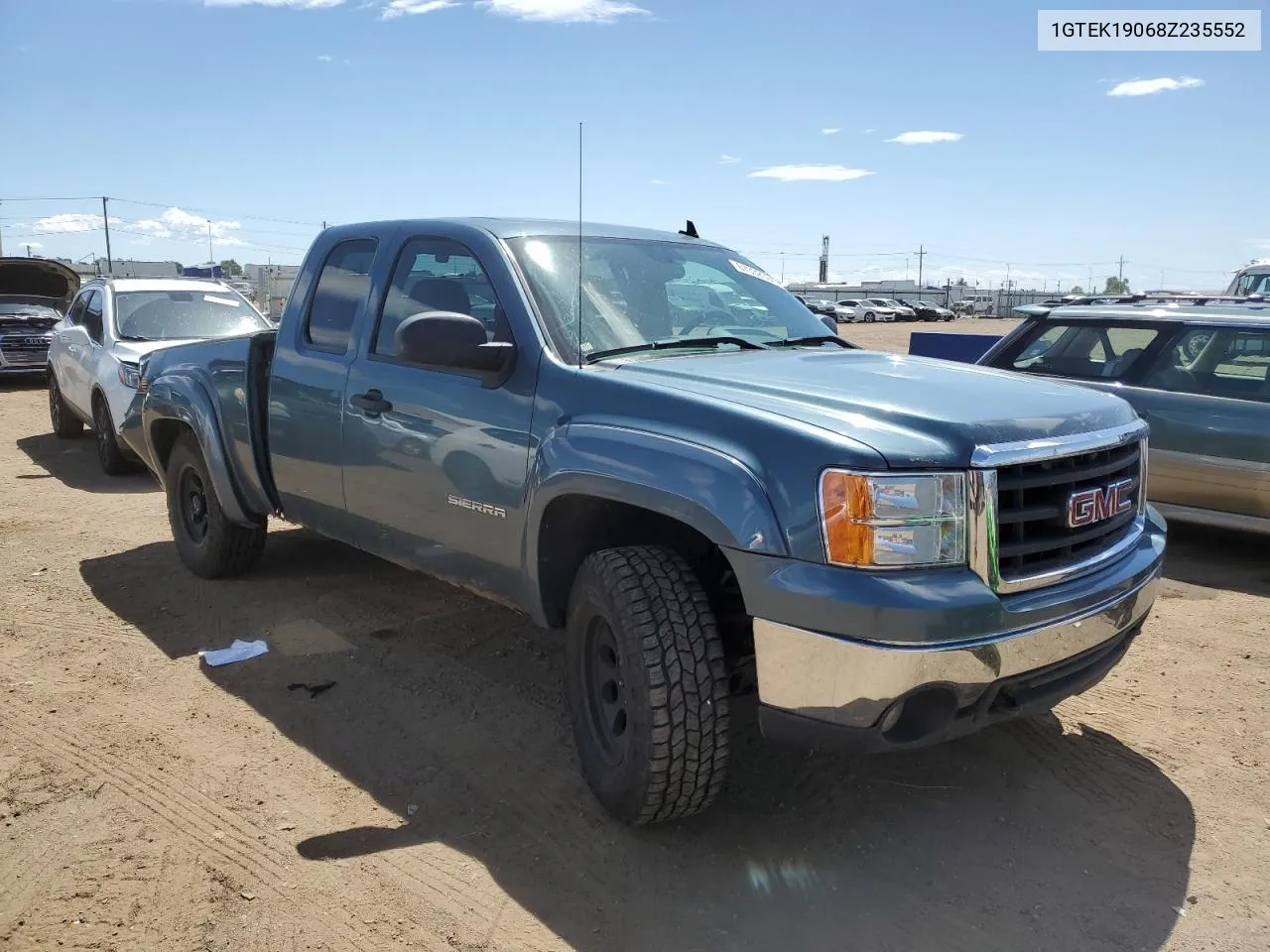 2008 GMC Sierra K1500 VIN: 1GTEK19068Z235552 Lot: 67332394