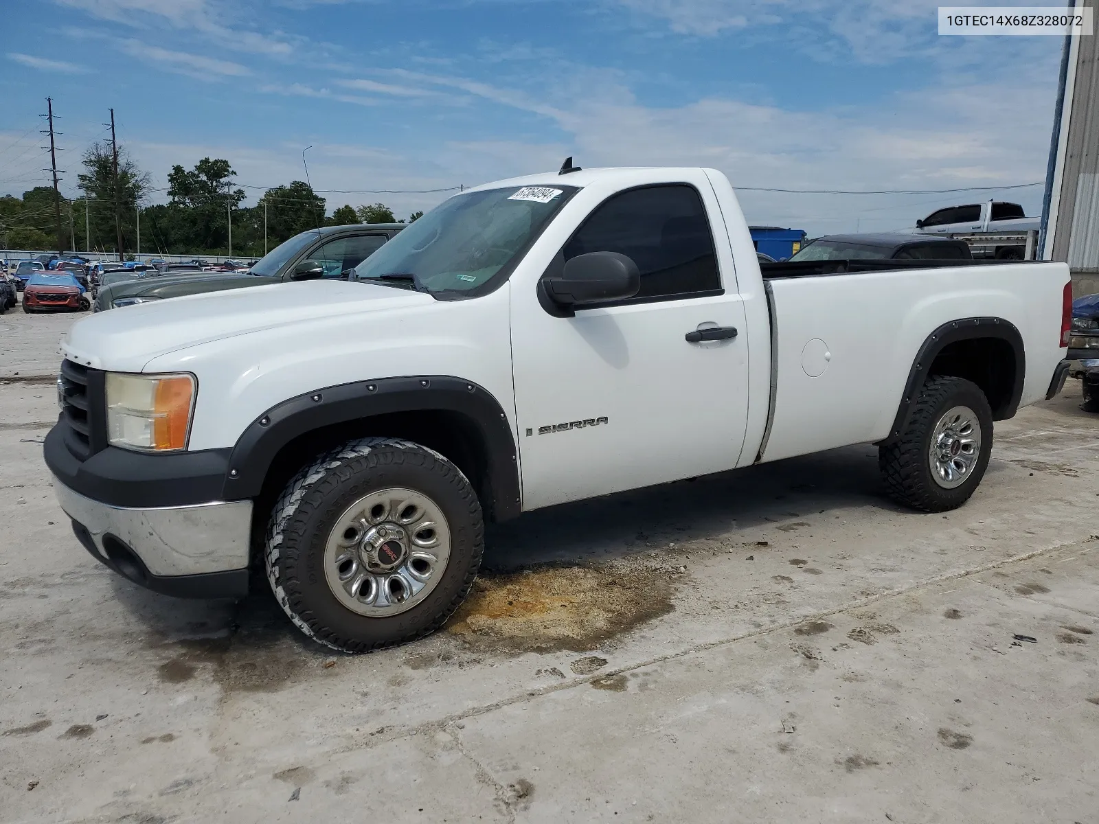 2008 GMC Sierra C1500 VIN: 1GTEC14X68Z328072 Lot: 67364094