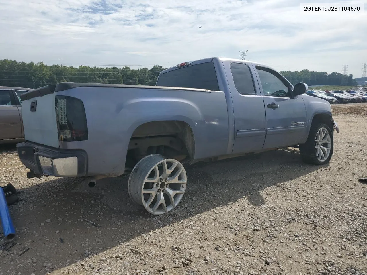 2GTEK19J281104670 2008 GMC Sierra K1500