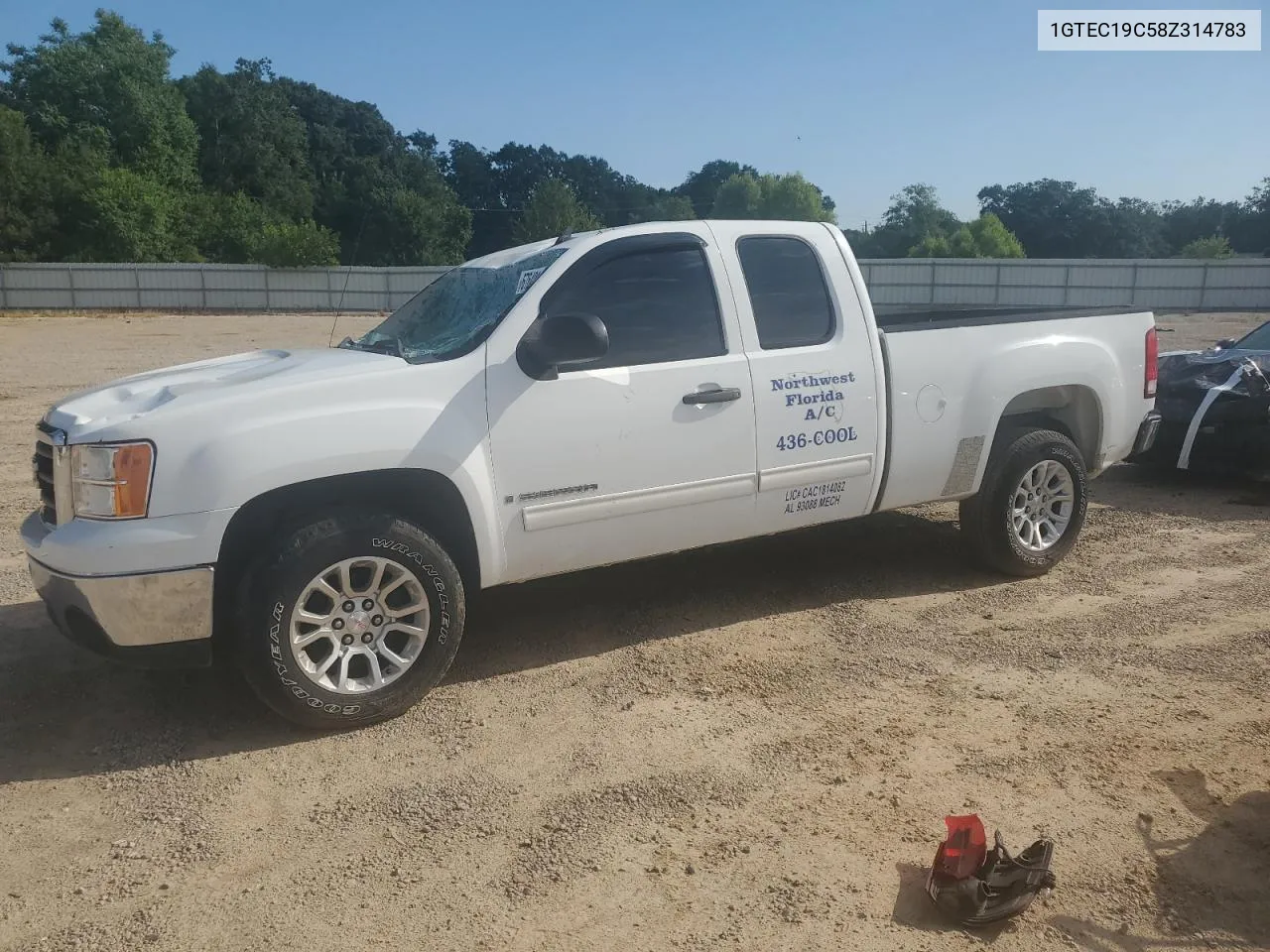 1GTEC19C58Z314783 2008 GMC Sierra C1500