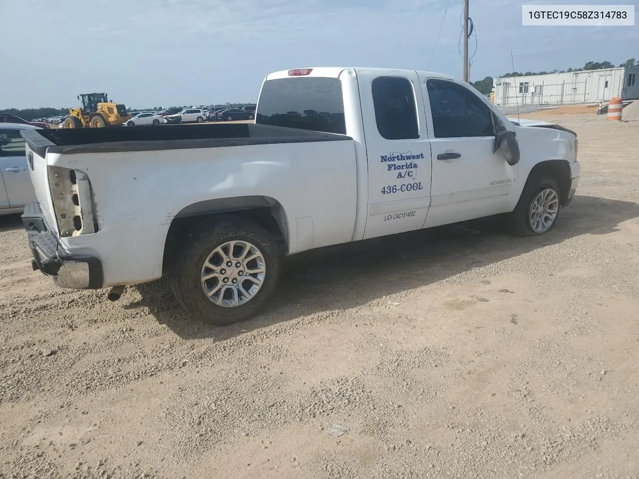 2008 GMC Sierra C1500 VIN: 1GTEC19C58Z314783 Lot: 67648114