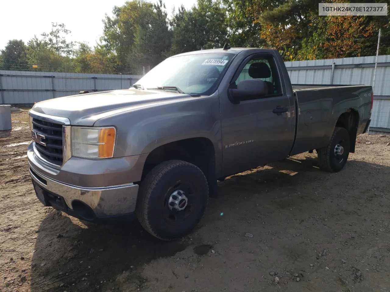 2008 GMC Sierra K2500 Heavy Duty VIN: 1GTHK24K78E127377 Lot: 68478994