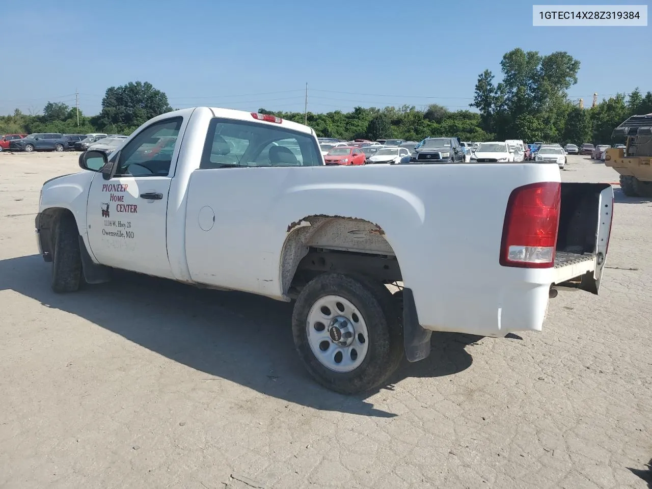 2008 GMC Sierra C1500 VIN: 1GTEC14X28Z319384 Lot: 68711464