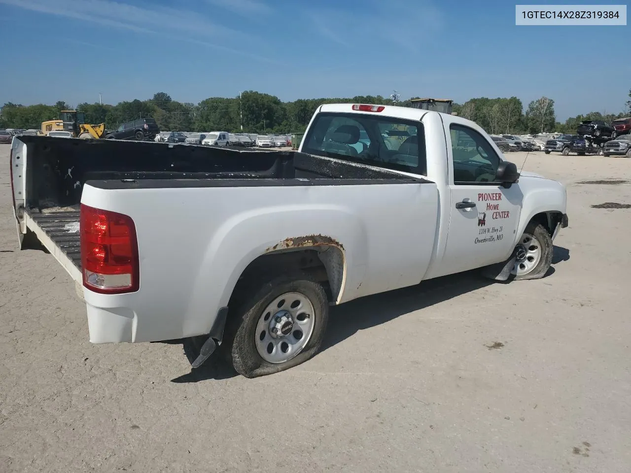 2008 GMC Sierra C1500 VIN: 1GTEC14X28Z319384 Lot: 68711464