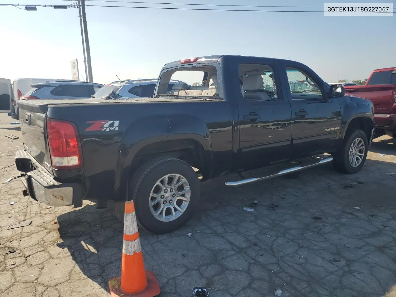 2008 GMC Sierra K1500 VIN: 3GTEK13J18G227067 Lot: 69109344