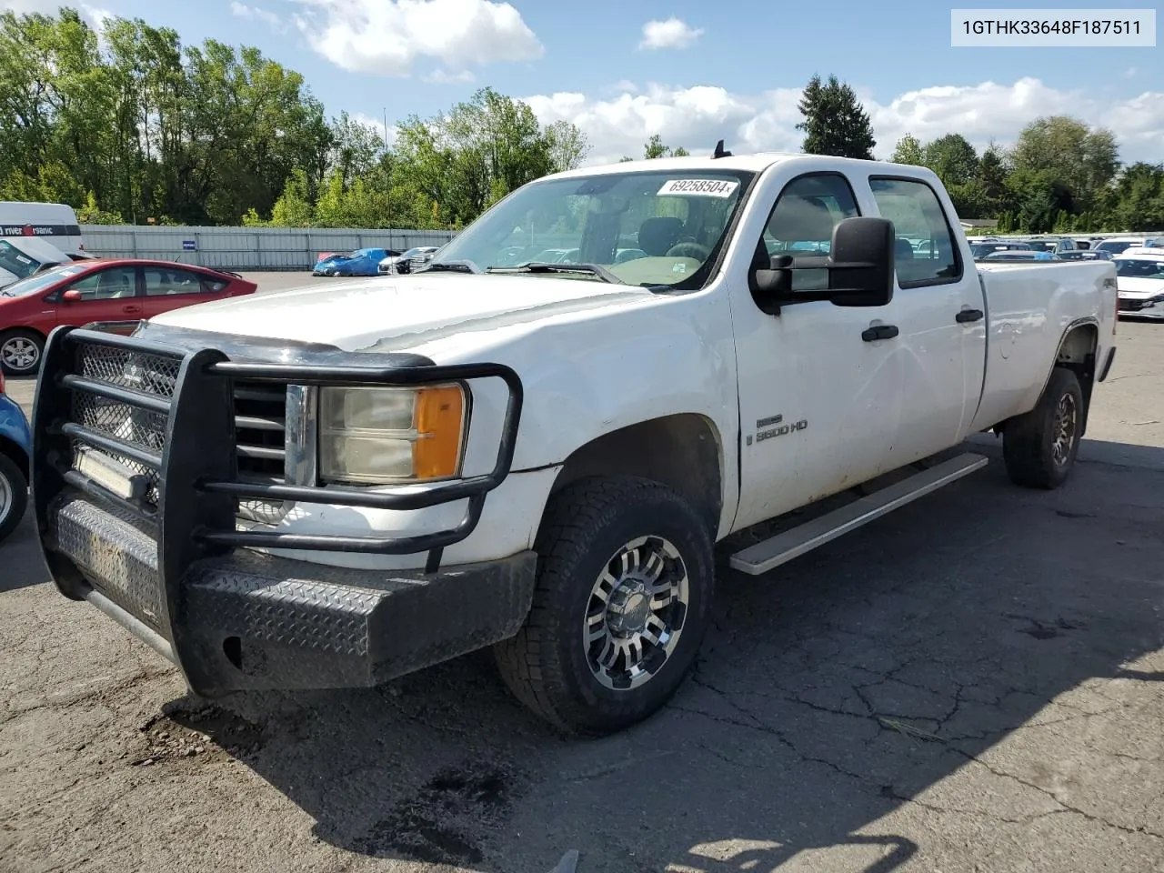 2008 GMC Sierra K3500 VIN: 1GTHK33648F187511 Lot: 69258504