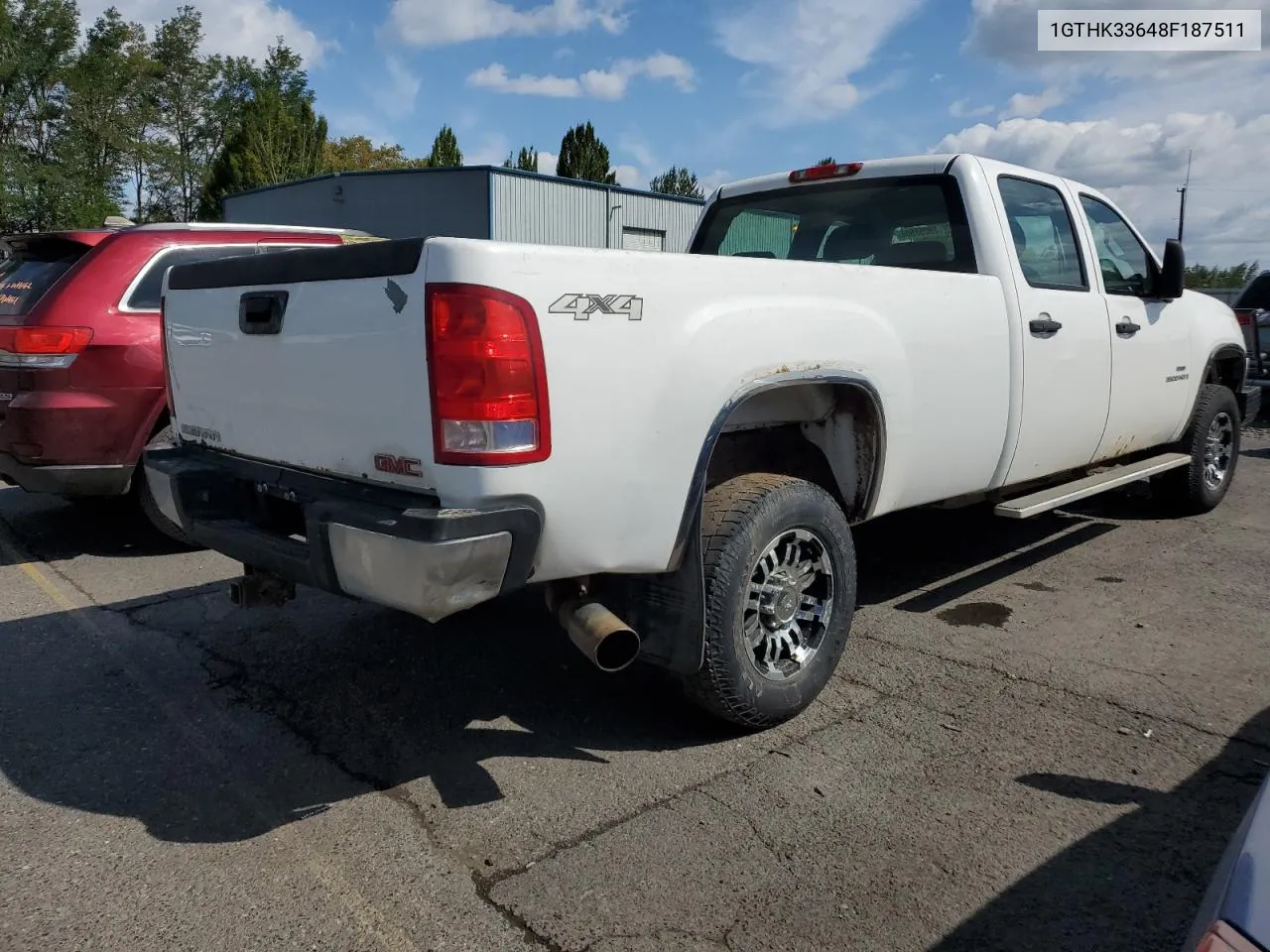 2008 GMC Sierra K3500 VIN: 1GTHK33648F187511 Lot: 69258504