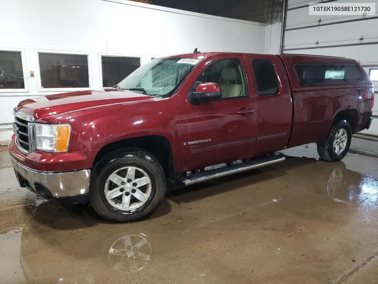 2008 GMC Sierra K1500 VIN: 1GTEK19058E121730 Lot: 69616384