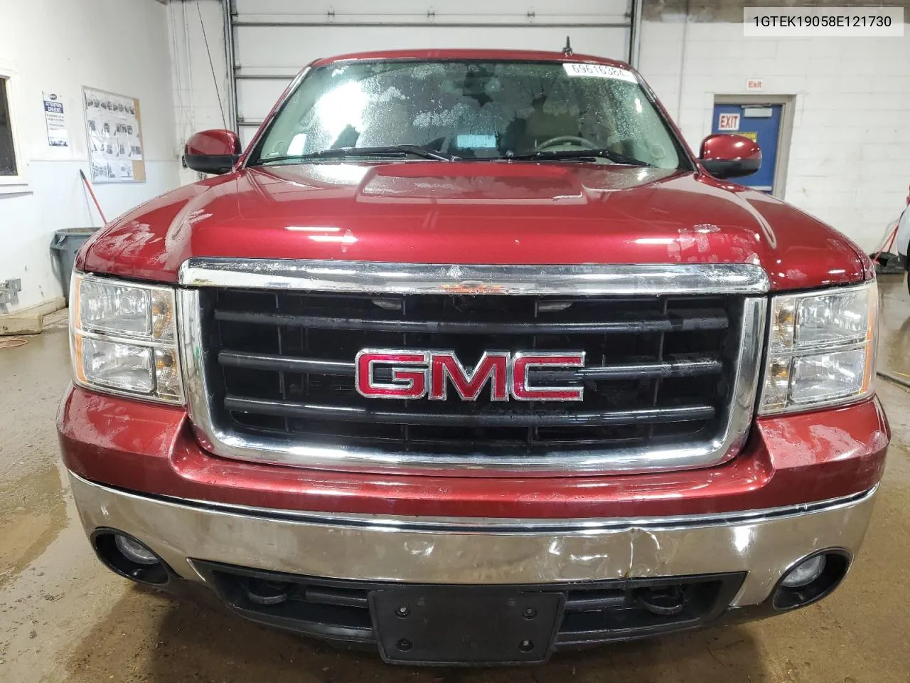 2008 GMC Sierra K1500 VIN: 1GTEK19058E121730 Lot: 69616384