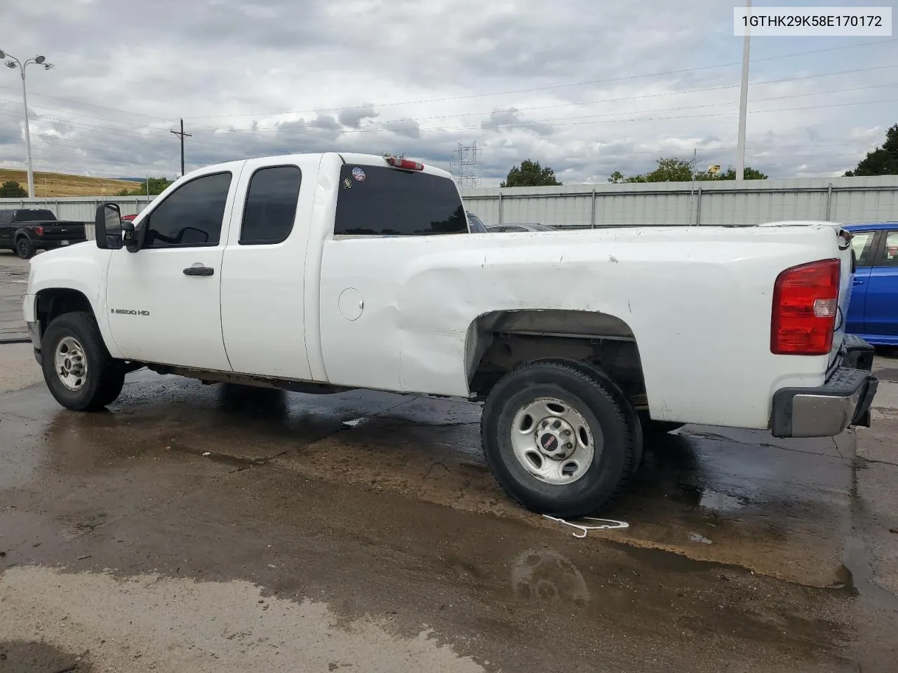 2008 GMC Sierra K2500 Heavy Duty VIN: 1GTHK29K58E170172 Lot: 69664554