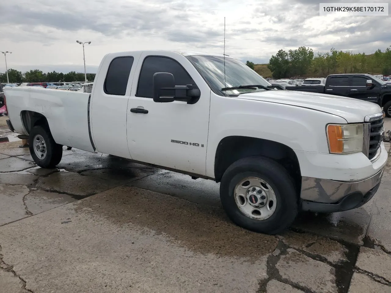 2008 GMC Sierra K2500 Heavy Duty VIN: 1GTHK29K58E170172 Lot: 69664554