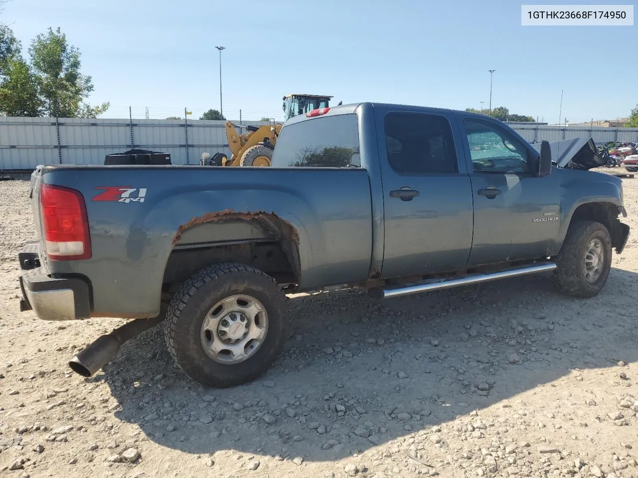 2008 GMC Sierra K2500 Heavy Duty VIN: 1GTHK23668F174950 Lot: 69867674