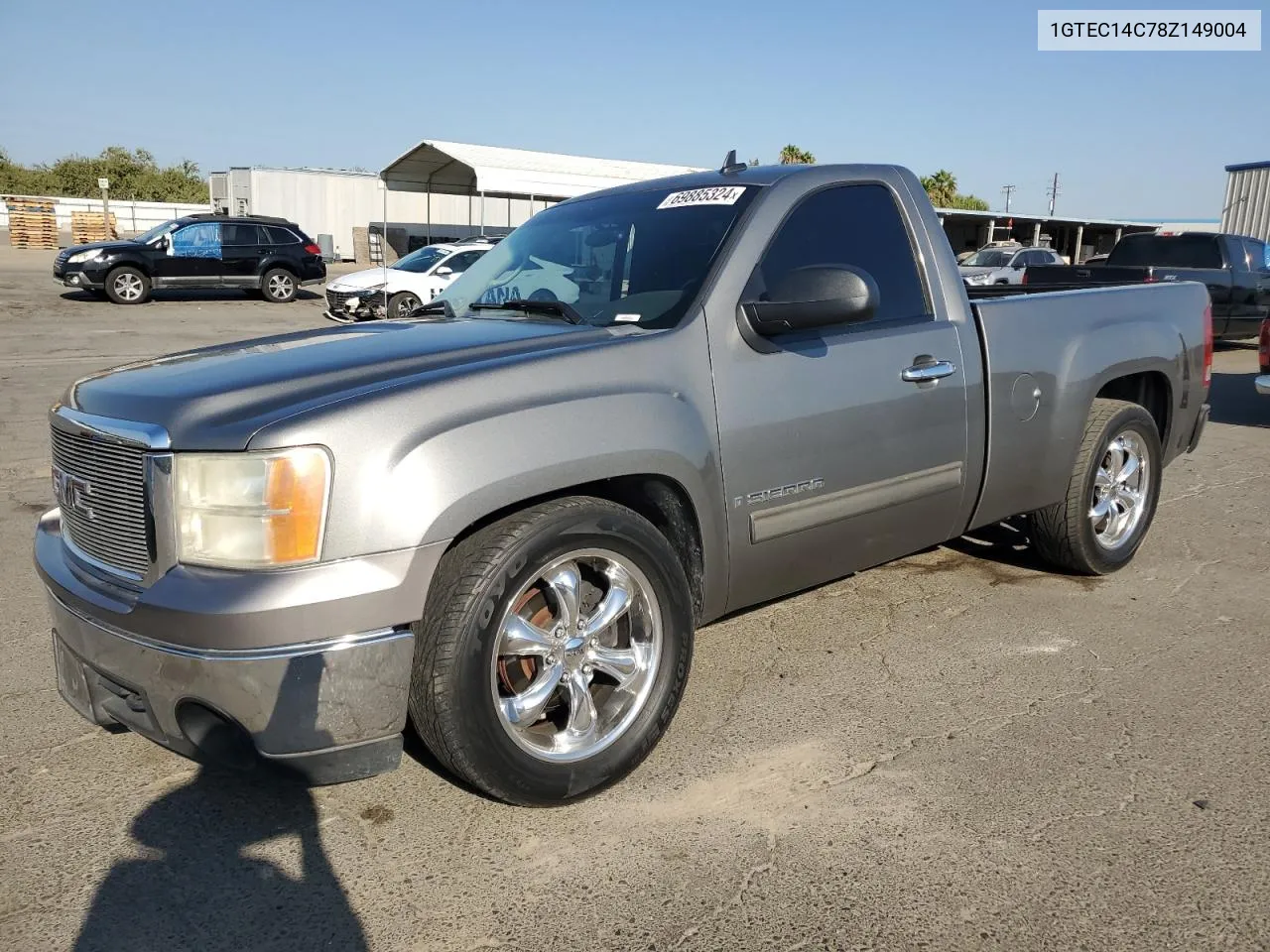 2008 GMC Sierra C1500 VIN: 1GTEC14C78Z149004 Lot: 69885324