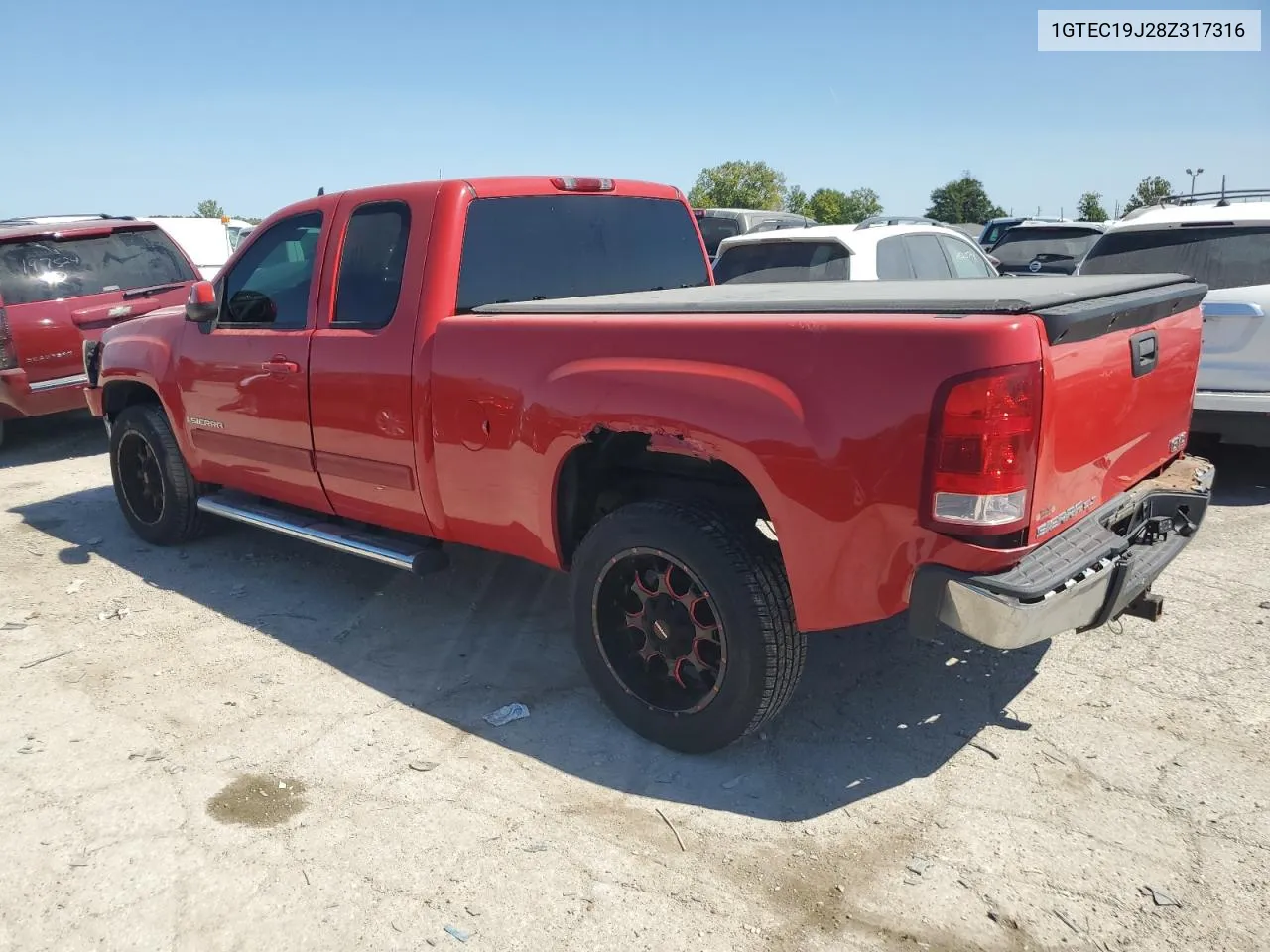 2008 GMC Sierra C1500 VIN: 1GTEC19J28Z317316 Lot: 70287434