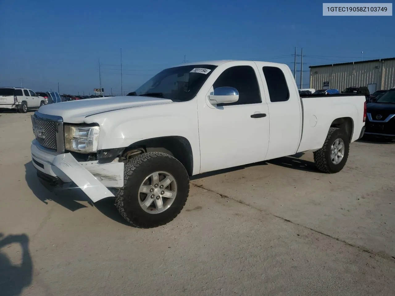 1GTEC19058Z103749 2008 GMC Sierra C1500